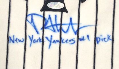 Phil Hughes Signed Inscribed "New York Yankees #1 Pick" Jersey Steiner COA
