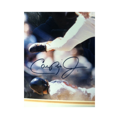 Cal Ripken Signed Autograph 11x14 Framed And Matted W/ Plaque COA 685/1995