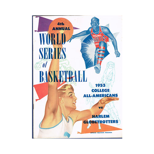 1953 World Series of college ncaa Basketball Official Program / globetrotters nm