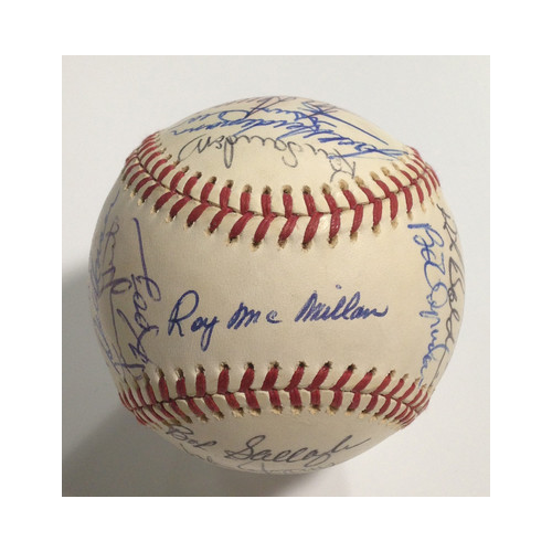 Ny Mets 1975 Team Signed Baseball Tom Seaver Joe Torre Koosman 30 Auto Psa Coa