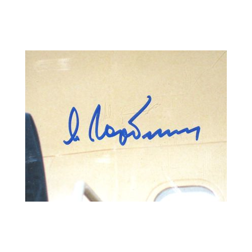 Mikhail Gorbachev Signed Framed 11x14 Photo Coming off Airplane Auto COA