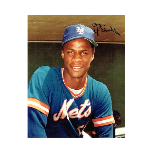Darryl Strawberry Signed Vintage 8x10 Color Photo with Early Rookie Auto COA