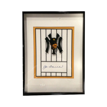 Joe Torre Signed Framed Collage Prototype Yankees Artist Autograph 1/1 Steiner