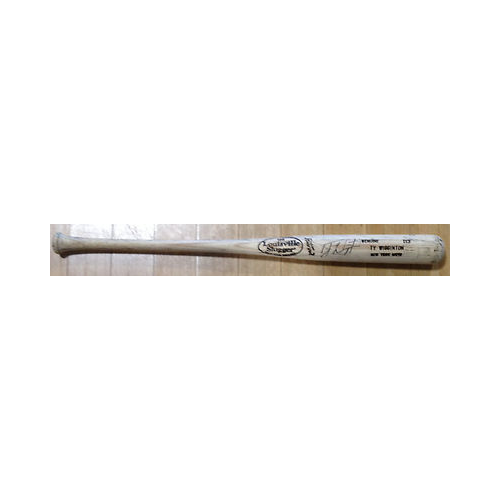 Ty Wigginton Signed Auto Game Used New York Mets Bat