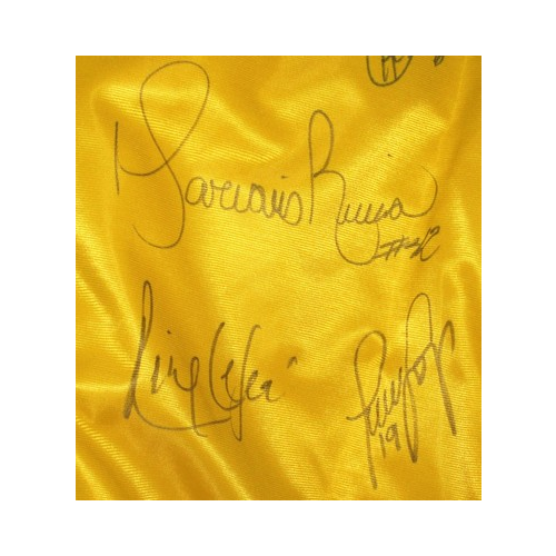 1998 World Series Yankees Team Signed Jacket 26 Auto Rivera Posada Jeter STEINER