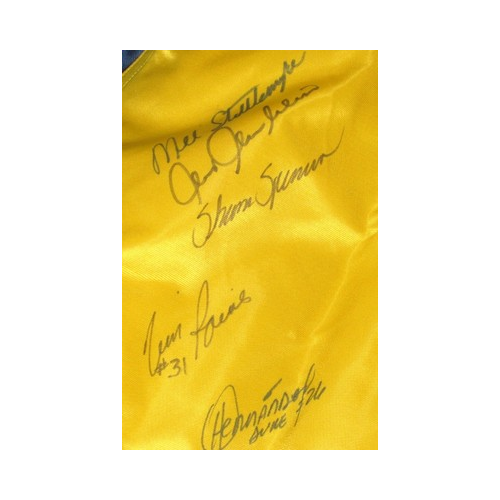 1998 World Series Yankees Team Signed Jacket 26 Auto Rivera Posada Jeter STEINER