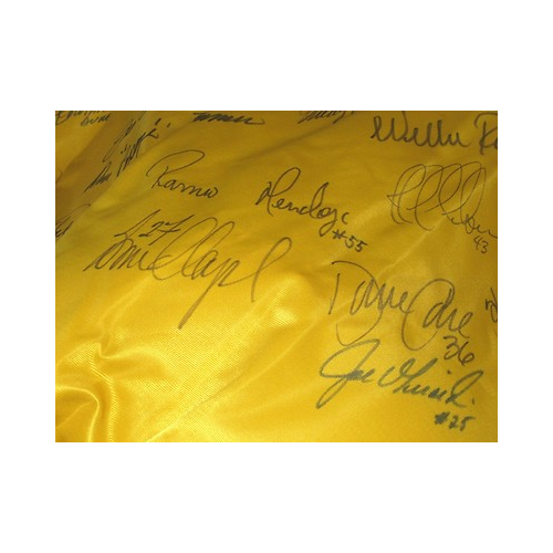 1998 World Series Yankees Team Signed Jacket 26 Auto Rivera Posada Jeter STEINER