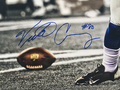 Victor Cruz Signed 20x24 scream Photo framed Giants vs cowboys Auto steiner /80
