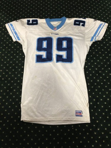 1999 Tennessee Titans Game Issued Tagged Proline PROTOTYPE Jersey SZ 48 Plus 4"