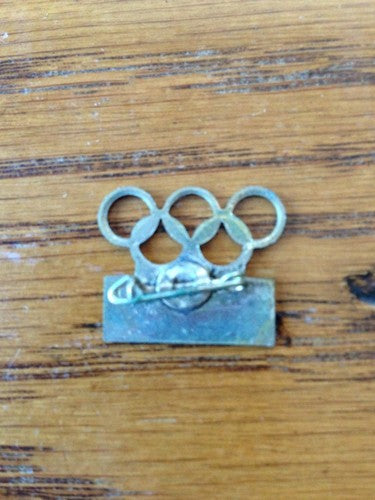Mockba 1980 Summer Olympics Press Pin Vintage Rare Moscow Russia Olympic
