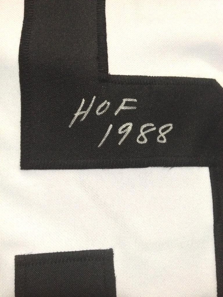Jack Ham Signed HOF 1988 Autograph Pittsburgh Steelers Stat Jersey MAB Coa