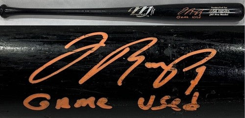 Jose Reyes Signed 2008 Game Used Bat Mets Marucci JR7 #7 Heavy Use Auto JSA COA