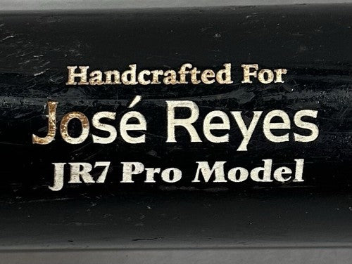 Jose Reyes Signed 2008 Game Used Bat Mets Marucci JR7 #7 Heavy Use Auto JSA COA