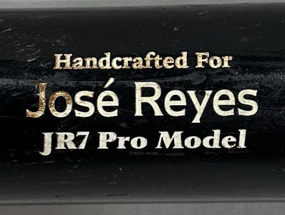 Jose Reyes Signed 2008 Game Used Bat Mets Marucci JR7 #7 Heavy Use Auto JSA COA