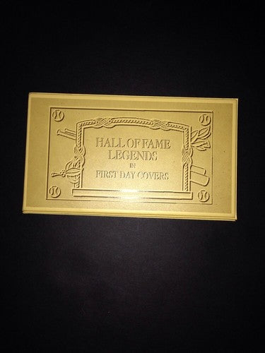 hall of fame legends first day stamp covers mint in binder