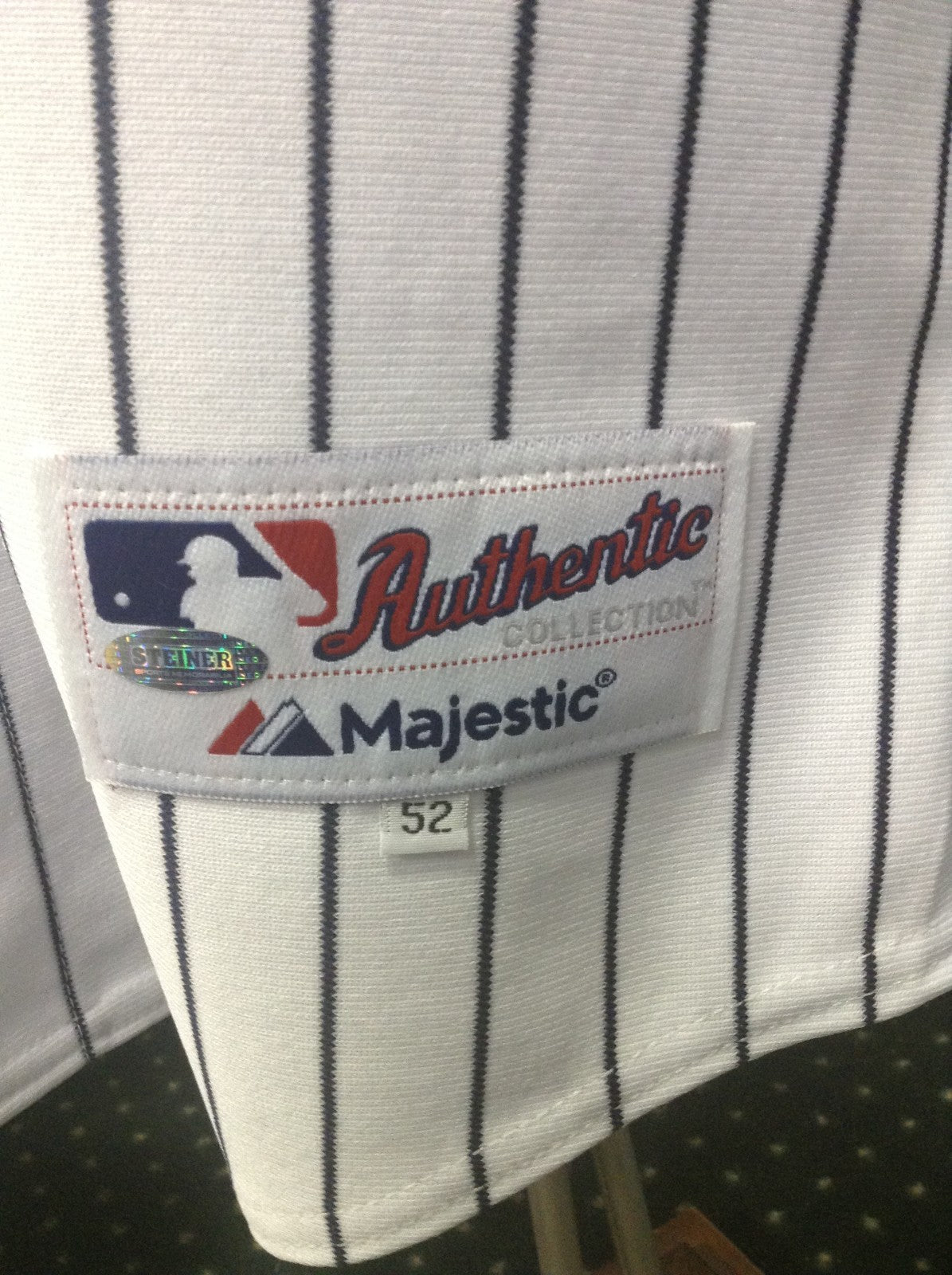 Mariano Rivera signed Authentic Jersey 5 Stat AUTOGRAPH Steiner COA 1/1 Yankees