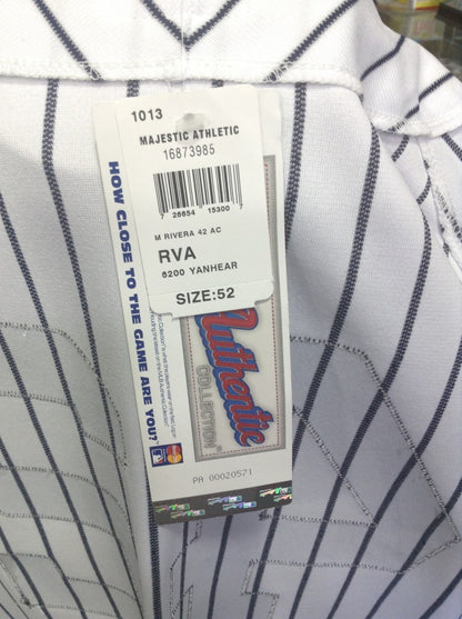 Mariano Rivera signed Authentic Jersey 5 Stat AUTOGRAPH Steiner COA 1/1 Yankees