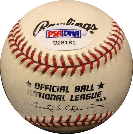 Joe Torre Signed Official NL Baseball VINTAGE Autograph Yankees HOF PSA COA
