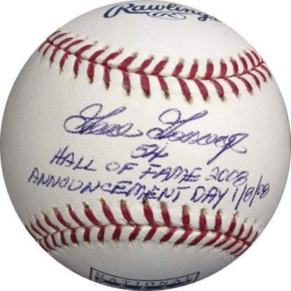 Goose Gossage Signed HOF 2008 Announcement Day Baseball auto /208 Goose Holo Coa