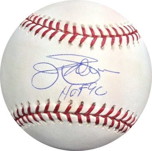 Jim Palmer Signed Inscribed HOF 90 A.L Baseball w/ Engraved Cube Steiner coa