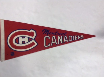 Montreal Canadiens Original Nhl Licensed hockey vintage Pennant 1970’s Rare