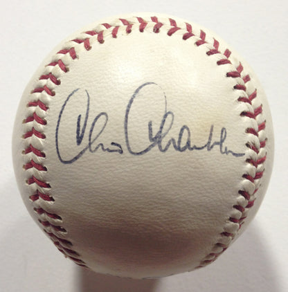 Chris Chambliss Signed Vintage Catfish Hunter All Star Ball RARE Auto COA