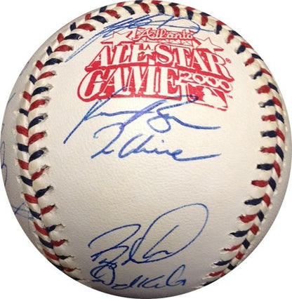 2000 NL All Star Team Signed Baseball 26 Auto barryBonds Guerrero Cox Maddux COA