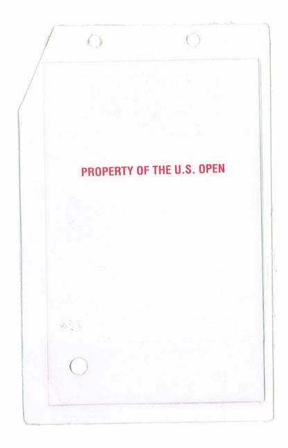 1993 Tennis US Open Media PRESS Pass TICKET Steve Jacobson Newsday Pete Sampras