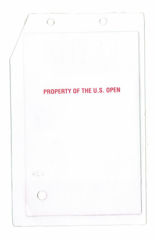 1993 Tennis US Open Media PRESS Pass TICKET Steve Jacobson Newsday Pete Sampras