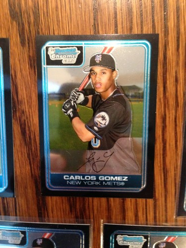 Carlos Gomez 2006 Bowman Chrome True Rookie Card  Mint Lot Of 5 Gradable  Rc