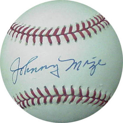 Johnny Mize Signed Vintage Official NL Baseball mint  Autograph CBM COA hof