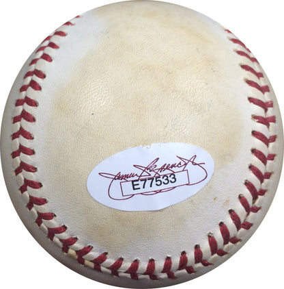 Jim Catfish Hunter Single Signed OAL Baseball Yankees A's Autograph JSA coa