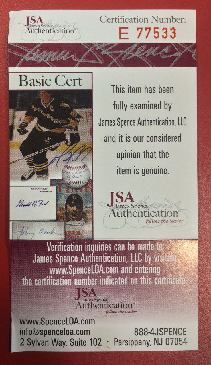 Jim Catfish Hunter Single Signed OAL Baseball Yankees A's Autograph JSA coa