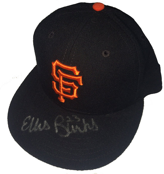 Ellis Burks Signed  San Francisco Giants New Era Authentic Hat Autograph cbm COA