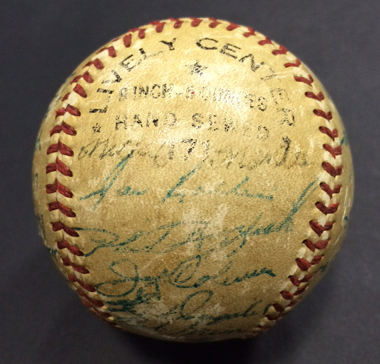 1954 Yankees Team Signed Baseball Mickey Mantle Yogi Berra Ford  25 Auto JSA Loa