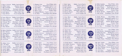1941 Golden Gloves Vintage boxing Program Madison Square Garden RARE nm - mint