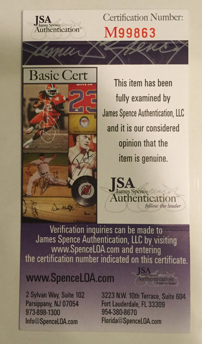 Frank Kellert & Russ Meyer Signed Cut 1955 WS Brooklyn Dodgers JSA Auto