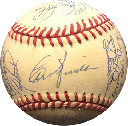 1992 Cincinnati Reds Team Signed NL Baseball 28 Autos Piniella Larkin Perez COA