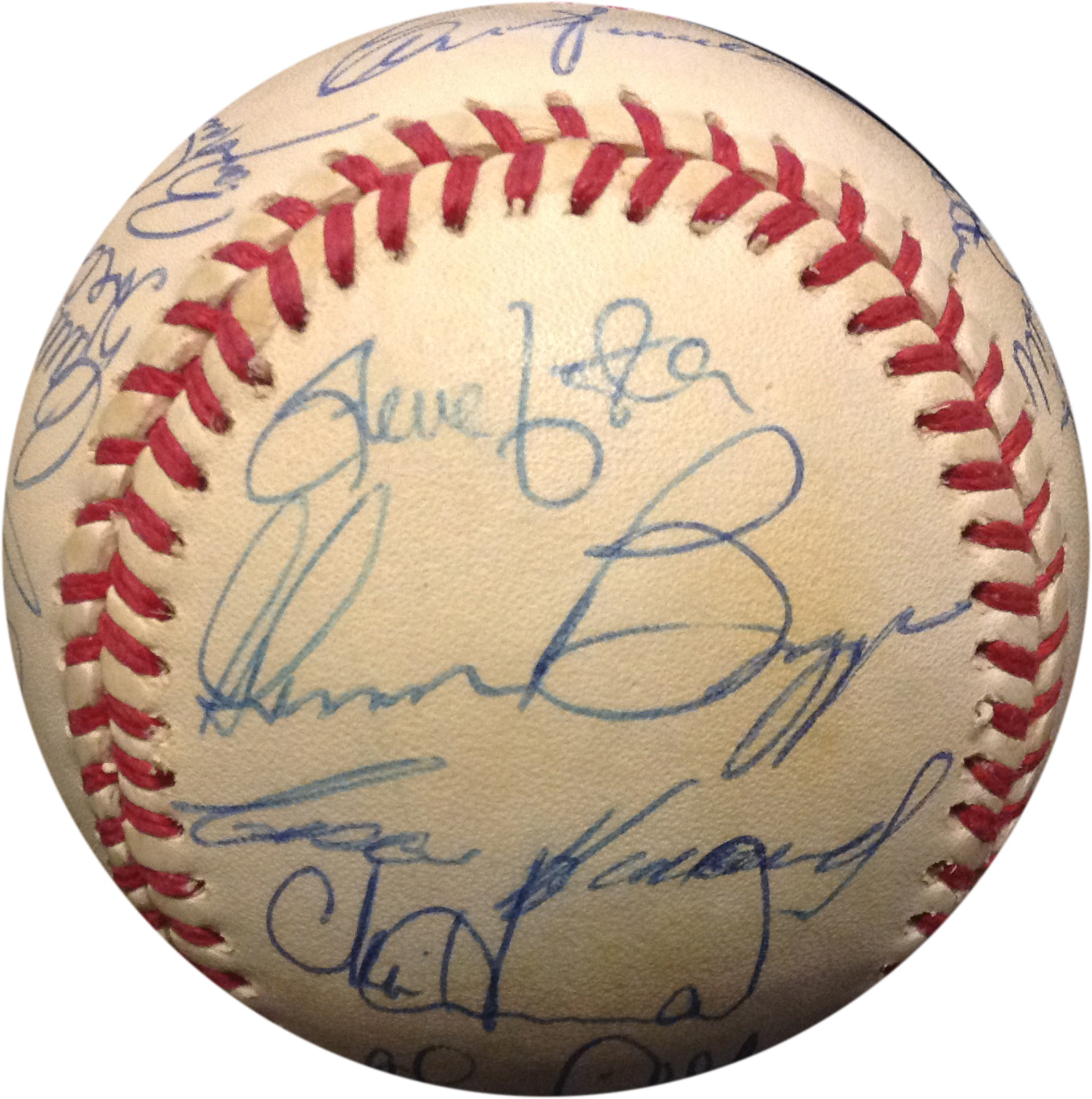 1992 Cincinnati Reds Team Signed NL Baseball 28 Autos Piniella Larkin Perez COA