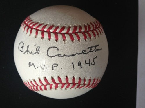 Phil Cavaretta Signed Official Nl Baseball 1945 Mvp Clean Autograph Cbm Holo Coa