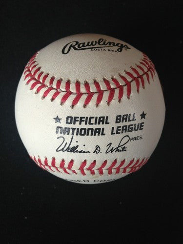 Phil Cavaretta Signed Official Nl Baseball 1945 Mvp Clean Autograph Cbm Holo Coa