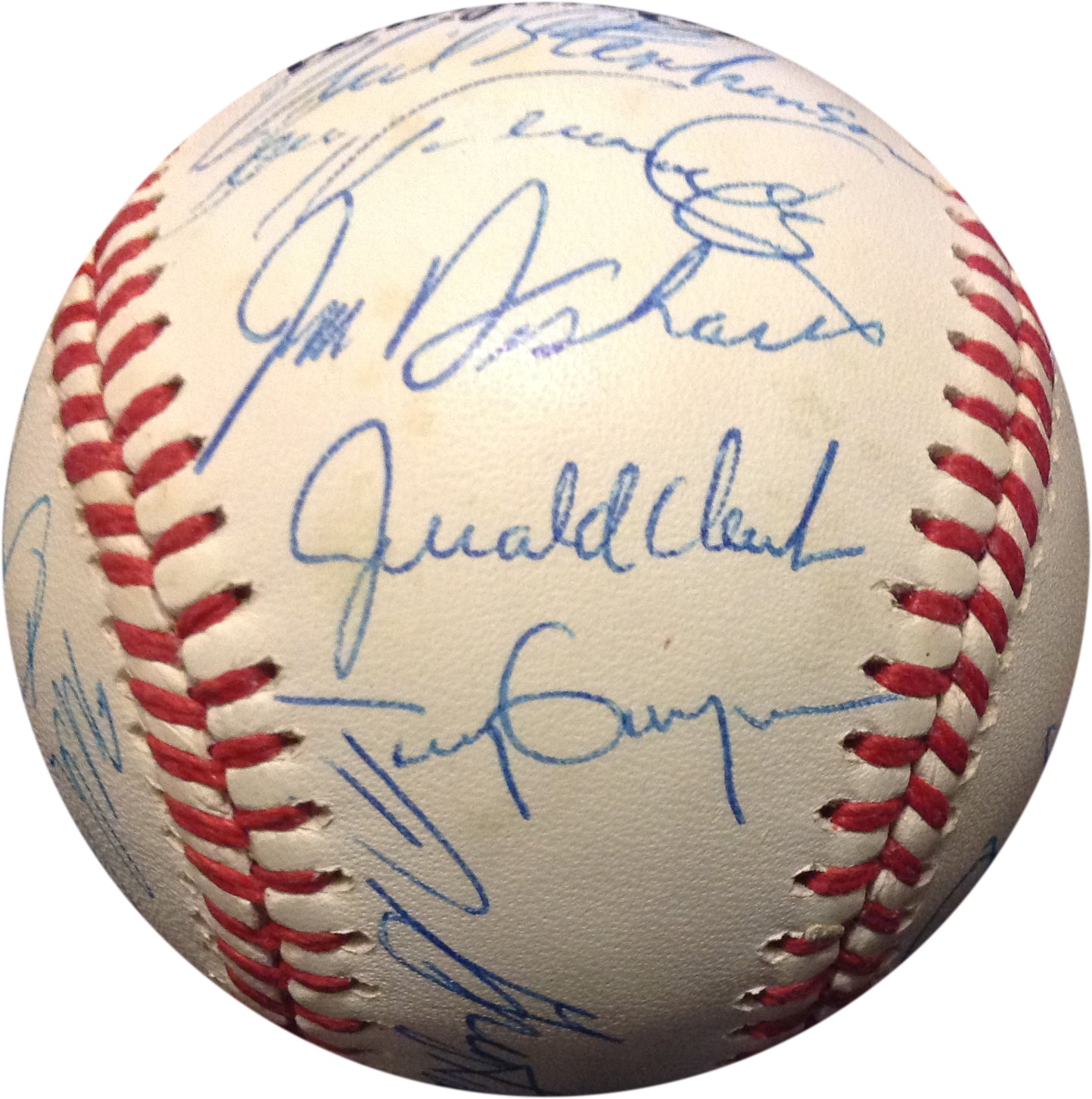 1992 San Diego Padres Team Signed NL Baseball 26 Autos Gwynn McGriff COA