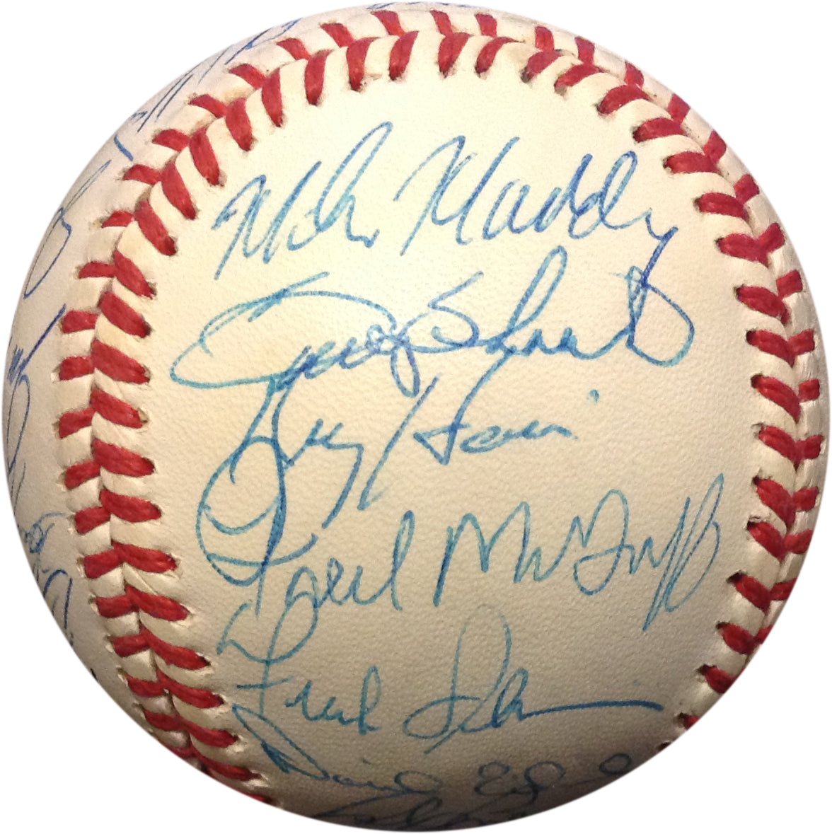 1992 San Diego Padres Team Signed NL Baseball 26 Autos Gwynn McGriff COA