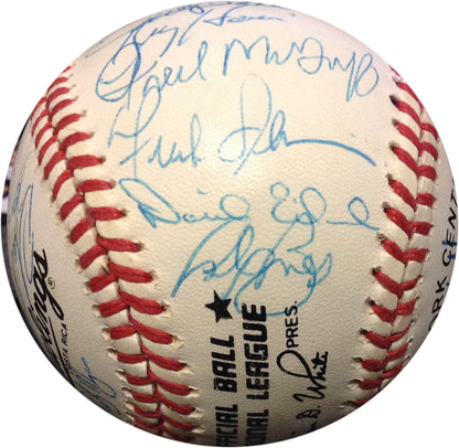 1992 San Diego Padres Team Signed NL Baseball 26 Autos Gwynn McGriff COA