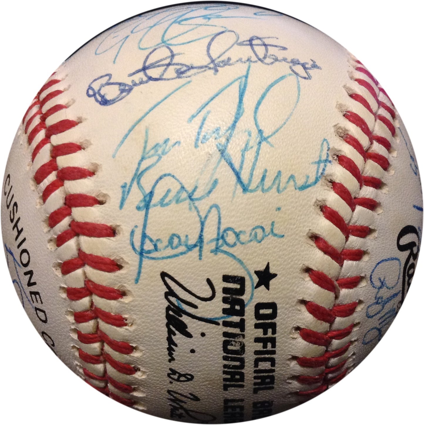 1992 San Diego Padres Team Signed NL Baseball 26 Autos Gwynn McGriff COA