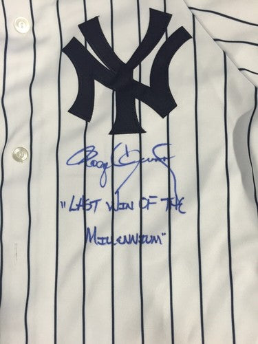 Yankees Roger Clemens Signed Last Win Millenium Majestic Jersey Tristar LE /199