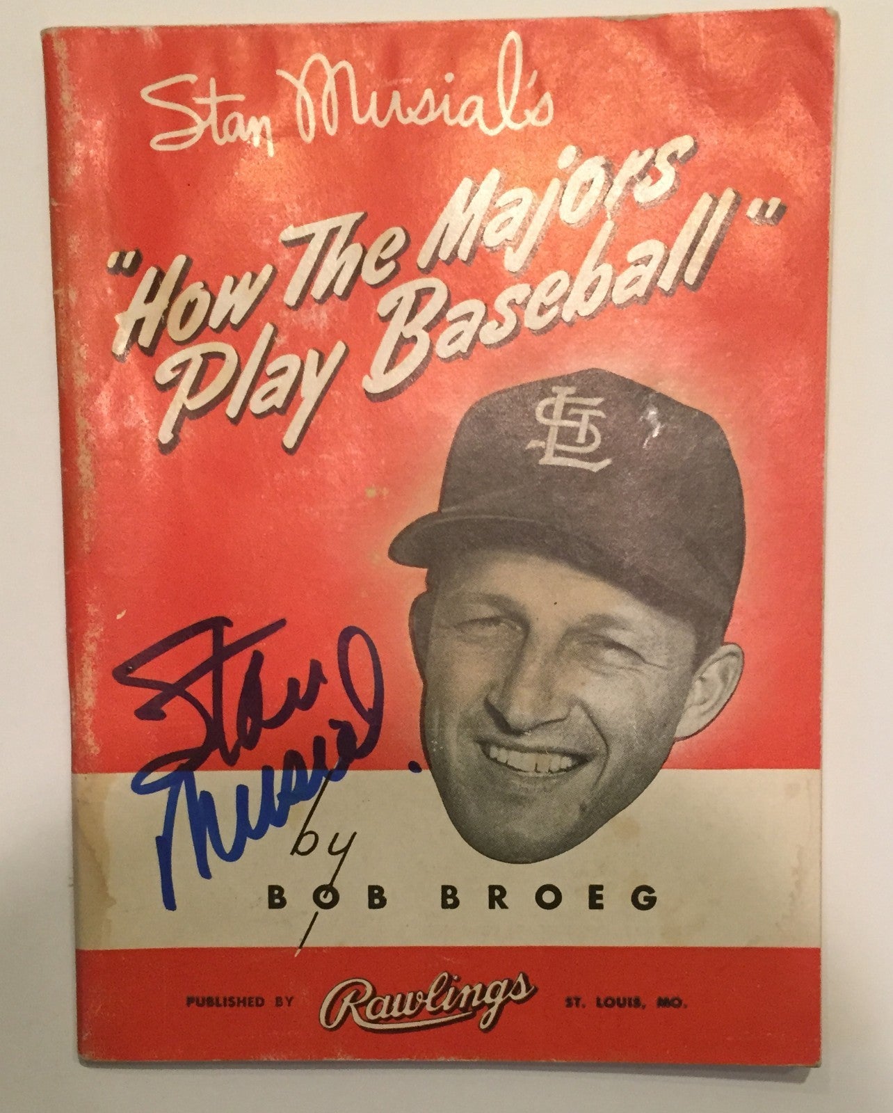 Stan Musial Signed Original Magazine BOLD Auto RARE CBM COA Cardinals