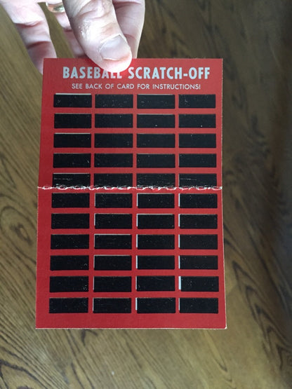1970 Topps Scratch Off Tony Perez Unscratched Unfolded Mint RARE FIRM & Tight