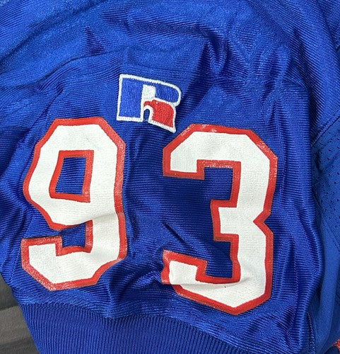 Smu Russell Authentic Football Used /Issue Jersey Holmes #93 Sz 48 Mint Shape