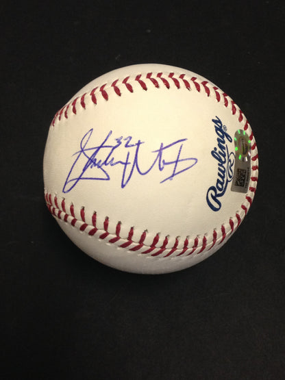 Steven Matz Cardinals Signed Official Mlb Baseball ROOKIE AUTO MLB Auth HOLO COA